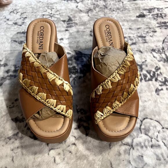Cordani Joanie Woven Wedge Sz 40 - Picture 8 of 8